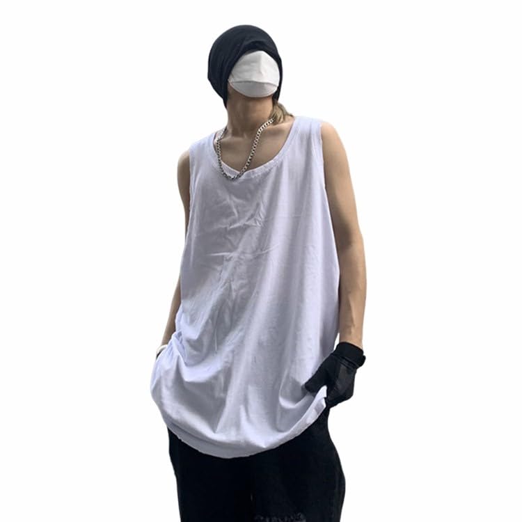 Amazon.co.jp: タンクトップ メンズ ロングタンクトップ ロング 長さ